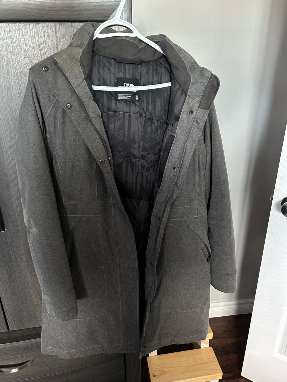 The North Face Women's Winter Coat in Charcoal